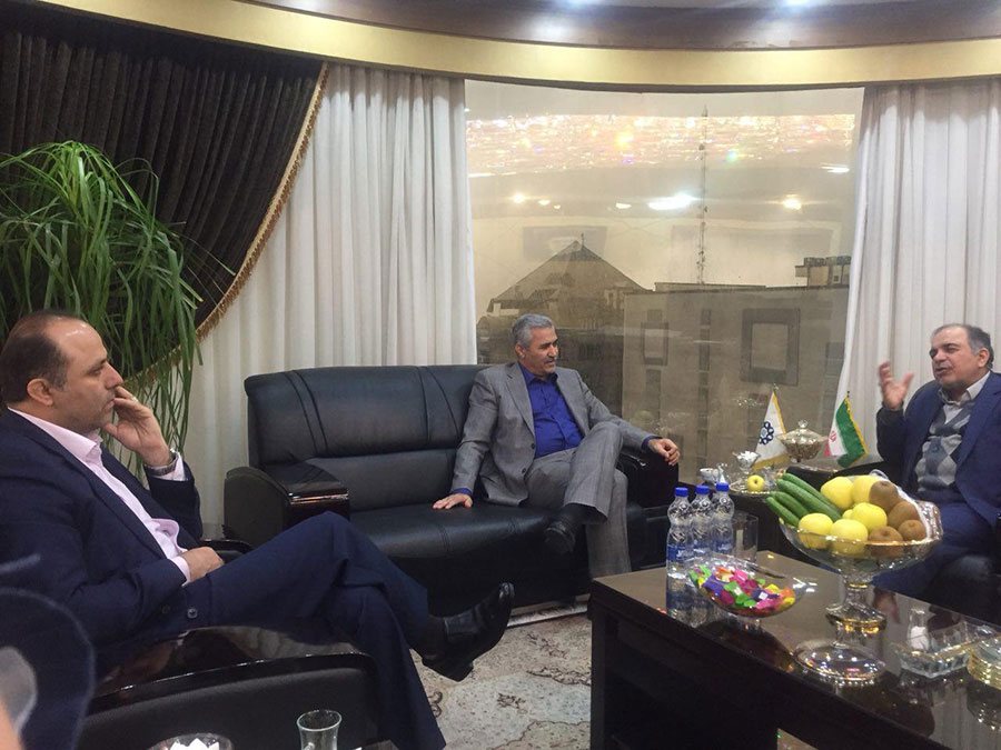  دیدار  رئیس صندوق توسعه ملی با مدیرعامل بانک دی