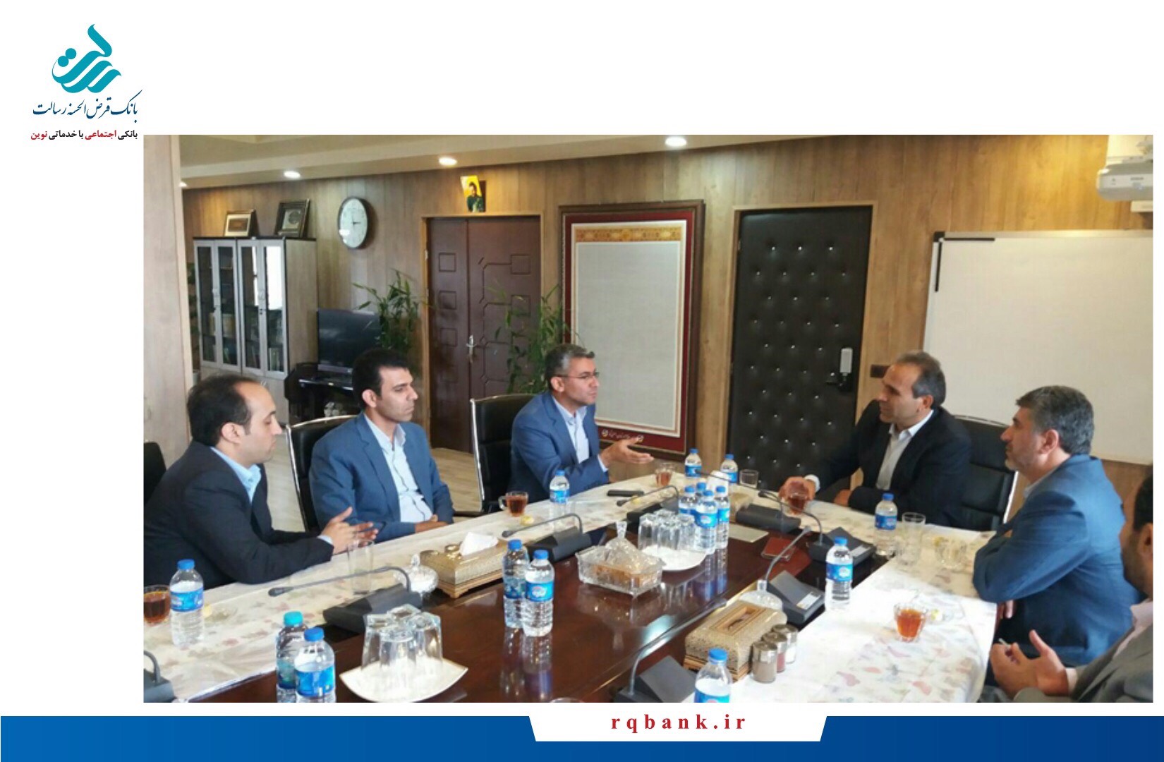 سازمان منطقه آزاد ماکو به بانک قرض الحسنه رسالت پیوست