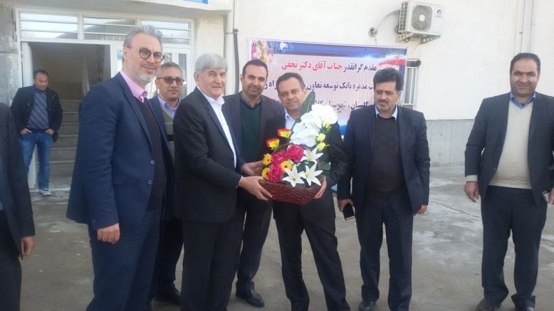 بازدید عباس نجفی عضو هیئتمدیره بانک توسعه تعاون از استان گلستان