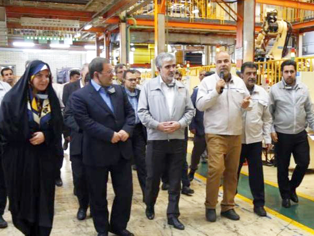 بازدید مهری از سایپا