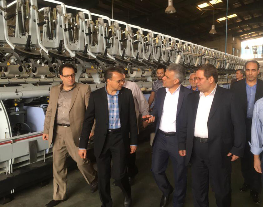 بازدید مدیرعامل بانک صنعت و معدن از قم