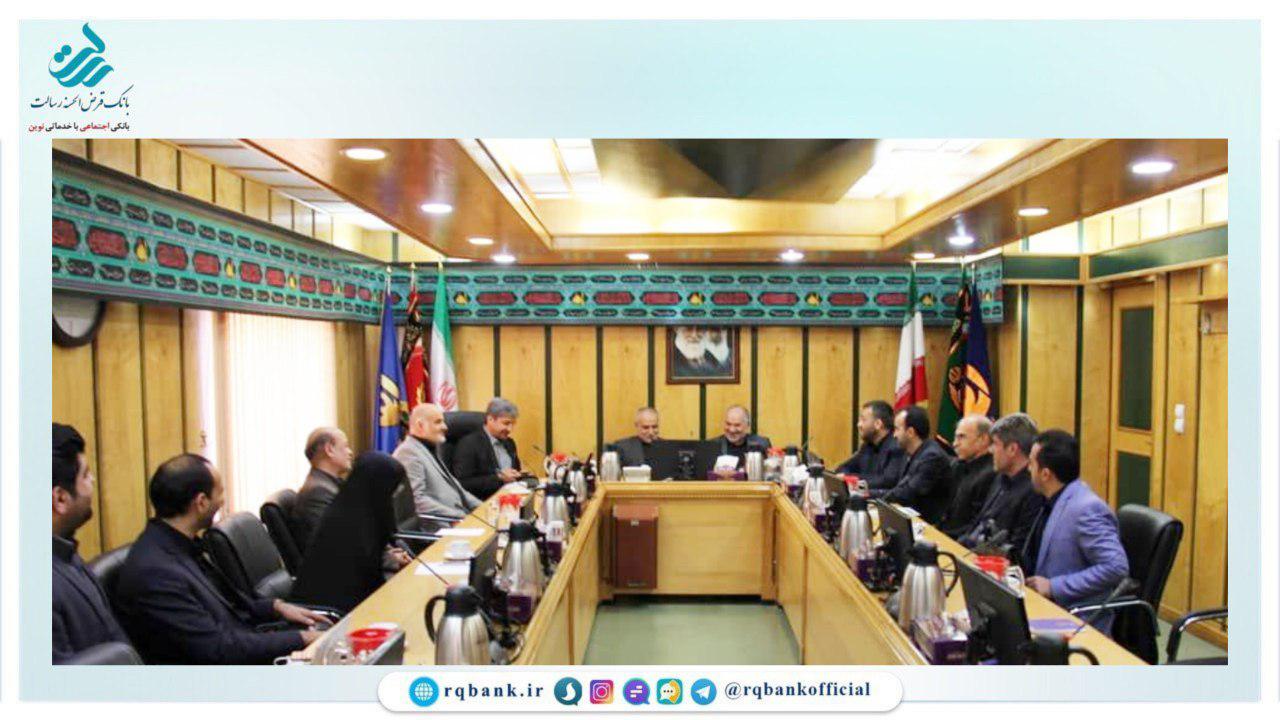 استقبال اتکا از خدمات بانک قرض الحسنه رسالت
