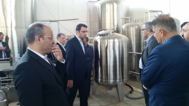 بازدید مدیرعامل بانک توسعه تعاون و معاون تعاون از طرحهای تولیدی استان زنجان