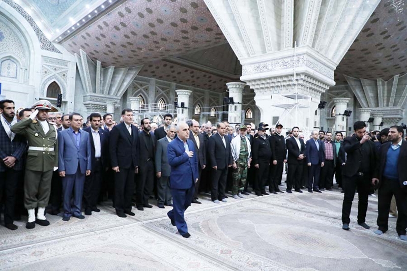 مدیر عامل و مدیران بانک رفاه با آرمانهای امام و انقلاب تجدید میثاق کردند
