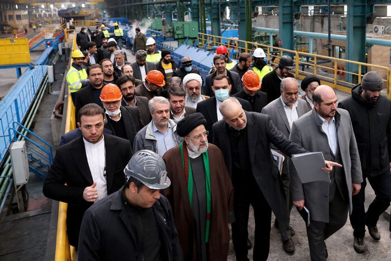 واحد تولیدی احیای مستقیم فولاد بافق با حمایت دولت سیزدهم افتتاح شد