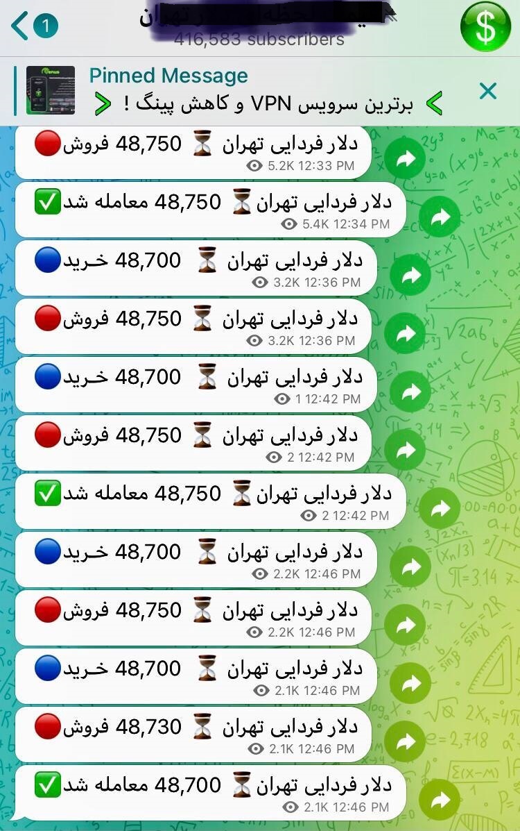 دلار تلگرامی، دو ساعته ۵۰۰ تومان ریخت/ برگشت به کانال ۴۸ هزار تومانی
