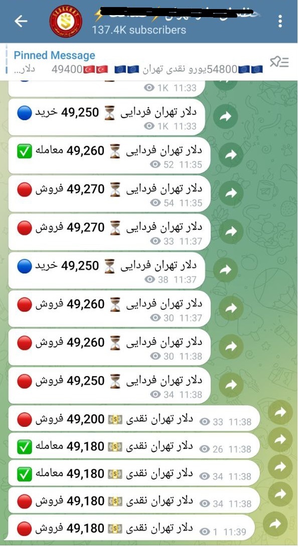 تیر دلالان بازار ارز به سنگ خورد/ قیمت دلار در آستانه کانال ۴۸ هزار تومان تیر دلالان بازار ارز به سنگ خورد/ قیمت دلار در آستانه کانال ۴۸ هزار تومان
