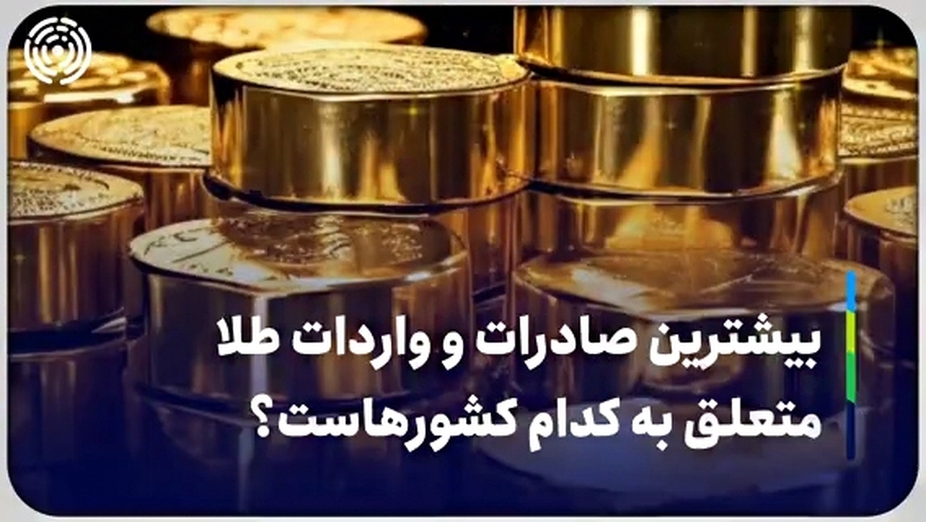 بیشترین صادرات و واردات طلا متعلق به کدام کشورهاست؟