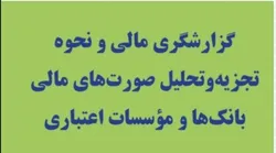 کتاب "گزارشگری مالی و نحوه تجزیه و تحلیل صورت&zwnj;های مالی بانک&zwnj;ها و موسسات اعتباری" منتشر شد