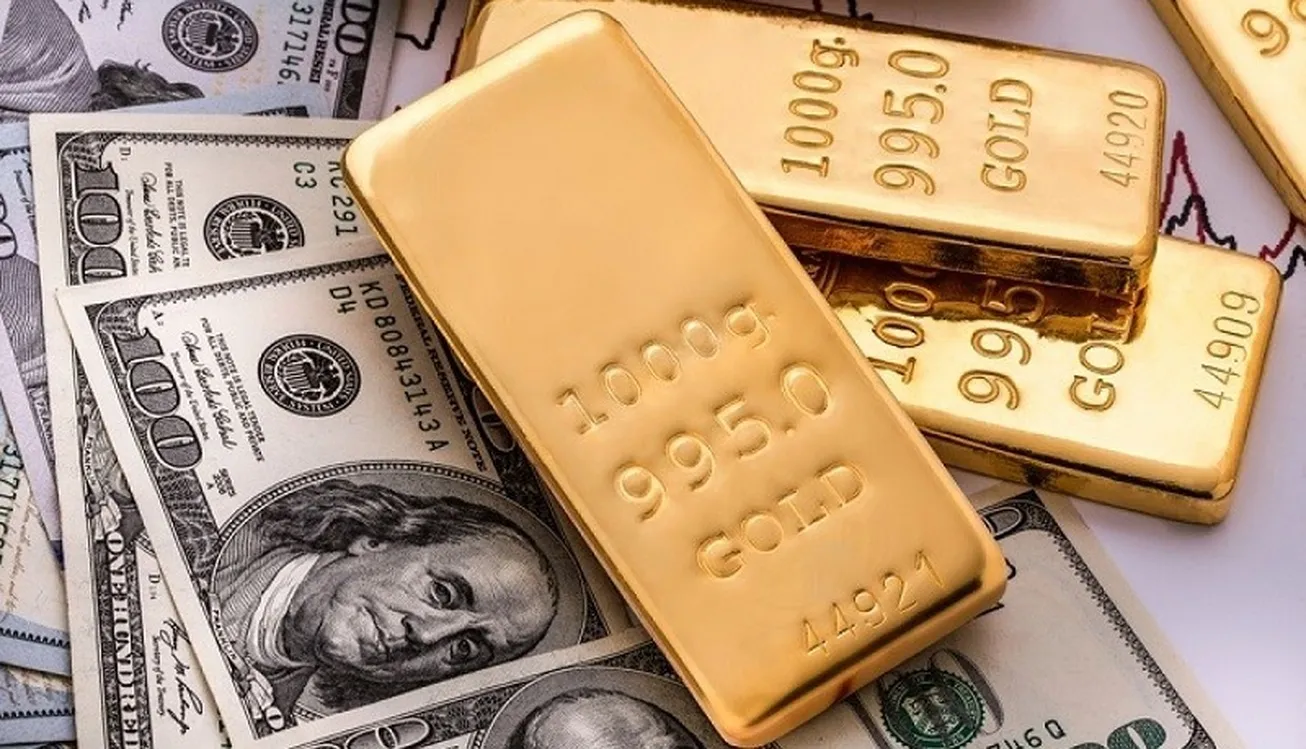 وال‌استریت: دلار آمریکا در برابر طلا می‌بازد