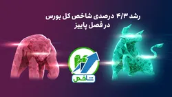 رشد ۴.۳ درصدی شاخص کل بورس در فصل پاییز