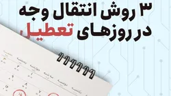۳روش انتقال وجه در روز&zwnj;های تعطیل
