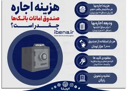 هزینه اجاره صندوق امانات بانک&zwnj;ها چقدر است؟