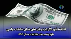 تکانه&zwnj;های دلار در میان تنش&zwnj;های متعدد سیاسی؛ &laquo;فراز و نشیب&zwnj;های بازار ارز در سال ۱۴۰۳&raquo;