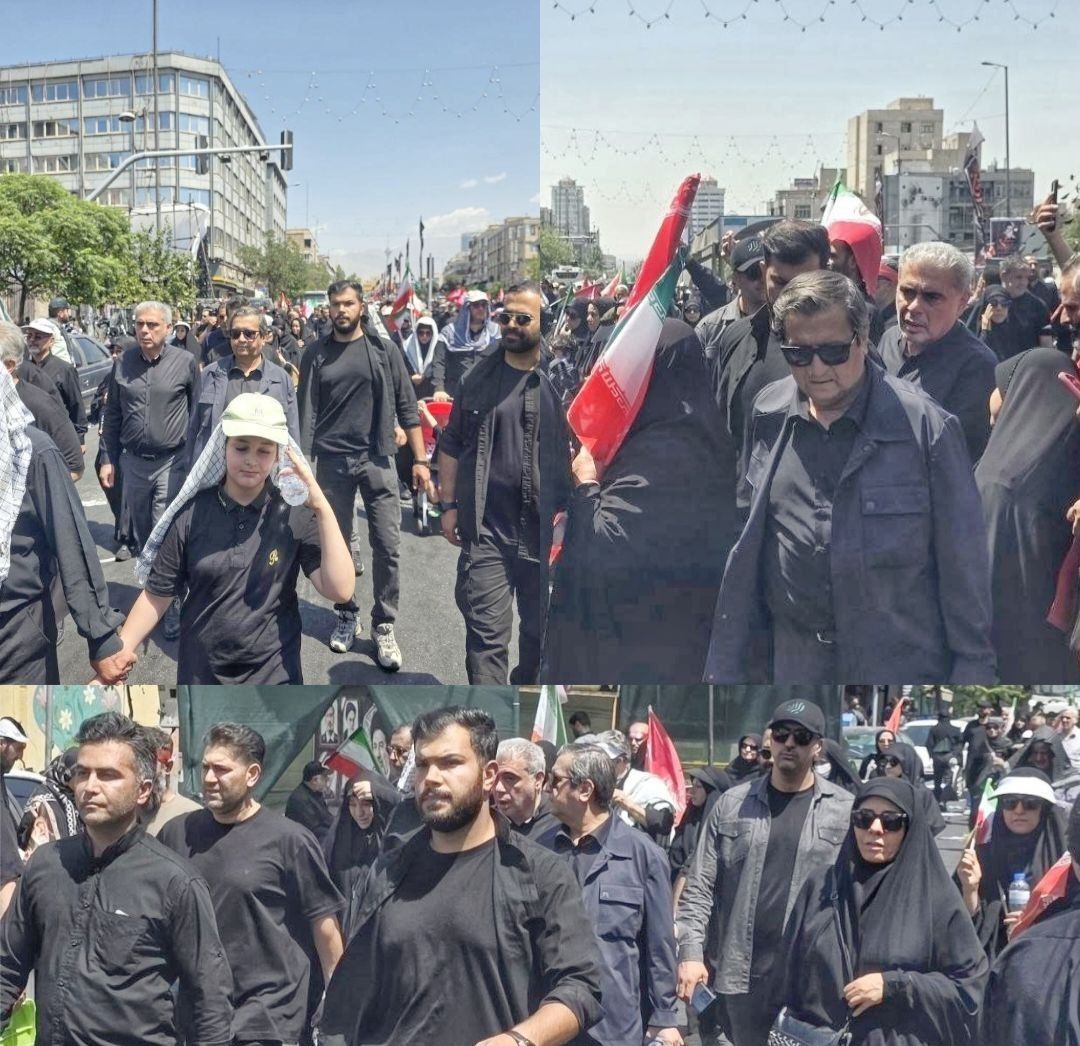 حضور رئیس کل بانک مرکزی در آیین تشییع رهبر شهید